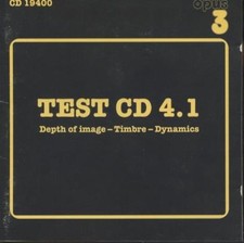 Opus 3 Test CD 4.1 MUSIC AUDIO CD classical jazz demonstration hi-fi 1993 Sweden