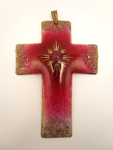 Grand pendentif croix - pendentif,