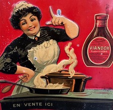 Ancienne tôle litho en relief