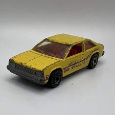 Hot Wheels Chevy Citation X-11 1980 yellow / red interior 1980