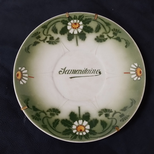 Assiette longwy samaritaine - assiette,