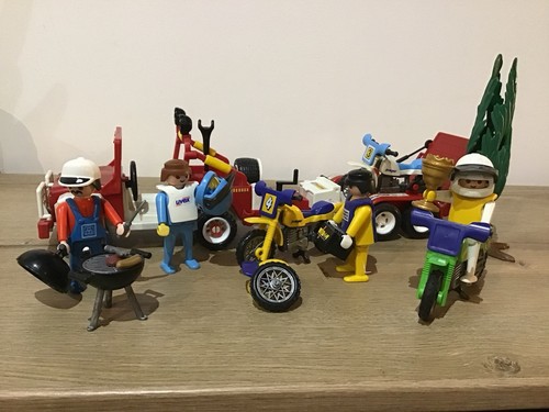 Playmobil véhicules motos lot - motos,
