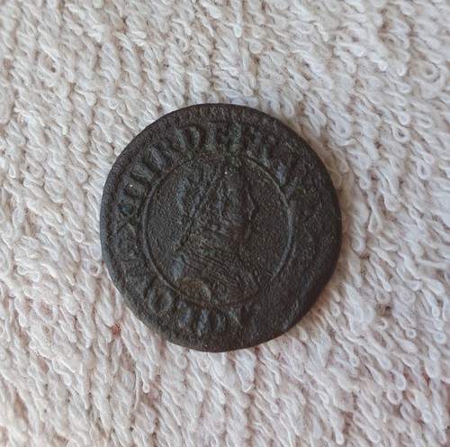 Monnaie louis xiii - (cuivre),