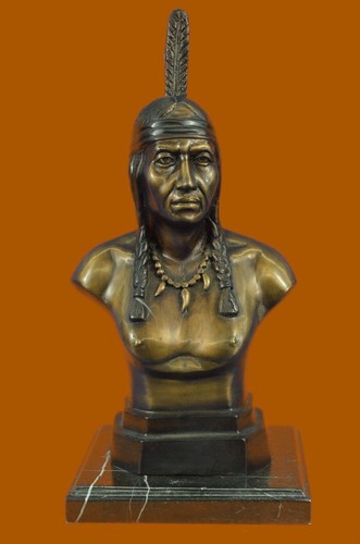 Sculpture bronze buste un - sculpture, d'un