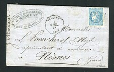 Rare lettre de Fures pour