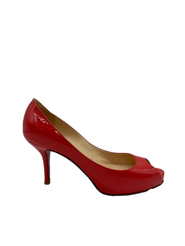 Christian louboutin coral open - louboutin,