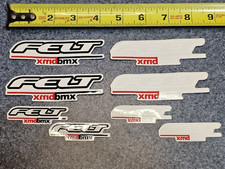 FELT BICYCLES stickers Mixed Lot of 8 BMX stickers Freestyle Bike NOS