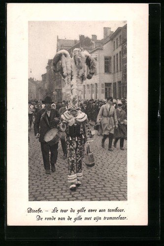 Cpa binche tour du gille - le,