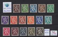 WC1_32704 BELGIUM. 1944 LION RAMPANT (Belgique-Belgie) set.Sc.322-337. MLH-MVLH