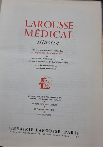 Larousse médical illustré - , |