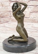 Sculpture Art Déco Femme Nue