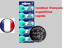 Piles SR626SW 377 Sony argent