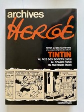 ARCHIVES HERGÉ : VOLUME N°1