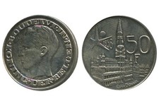 50 Francs Baudouin Légende Flamande - Belgique Argent