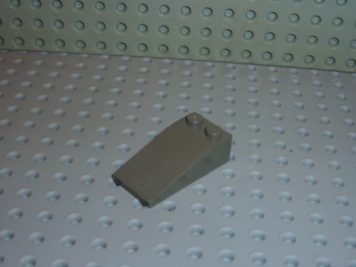 Lego olddkgray slope brick - brick, ref