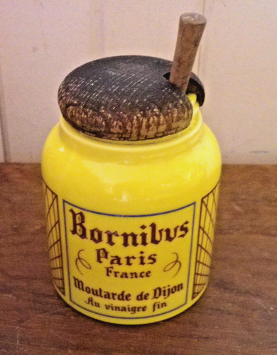 Ancien pot moutarde - ancien,
