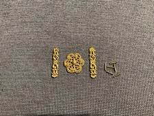 Lot de 3 décors en laiton