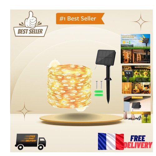 Guirlande lumineuse solaire - lumineuse,