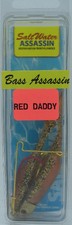 Bass Assassin RD88377 Red Daddy Jig Spinner Combo 2 Pk Neuf Penny