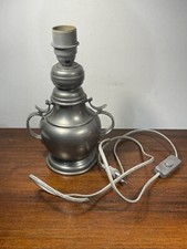 Pied de lampe Ancien en Etain