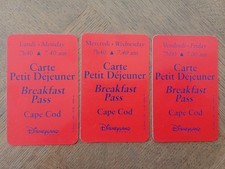 3 Cartes petit déjeuner