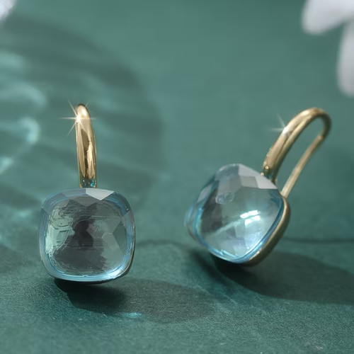 Boucles oreille bleu - boucles, d'oreille