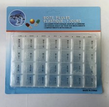 PILULIER, Semainier, Boite à