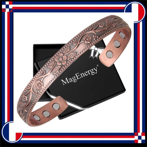 Bracelet magnétique cuivre - bracelet,