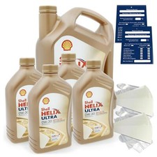 9 Litre Original Shell Helix Ultra Ect C2/C3 0W30 Huile Porsche C30 Api Sn Kit