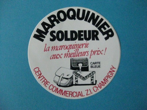 Autocollant ancien - ,