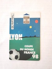 Carte Téléphonique 50 Unites COUPE DU MONDE FRANCE 98 Lyon 