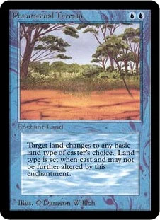 Magic mtg phantasmal terrain - magic,