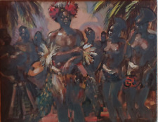 HSC Africaniste Sign André Hallet Congo Belge Danse Mangbetu Tambours 1930/35