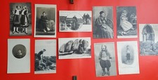 LOT de 11 CARTES POSTALE ANCIENNE 1900 BRETAGNE   PERSONNAGES GASTON CAGNIAC