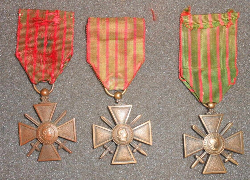 Médailles croix de guerre - médailles, 1