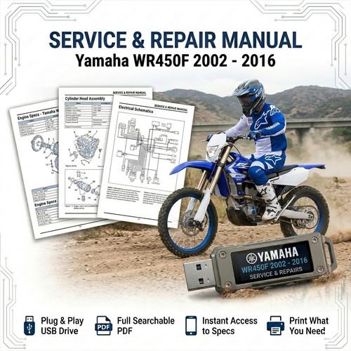 Yamaha wr450f 450f 2002 - wr,