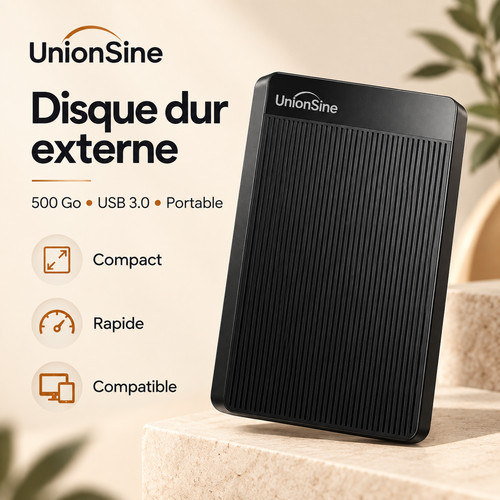 Disque dur externe 500go usb - dur,