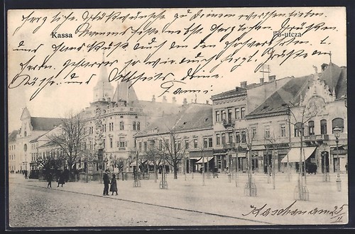 Carte postale kassa fö - postale, fö-utcza