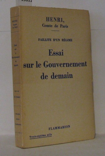 Faillite régime essai - d'un,