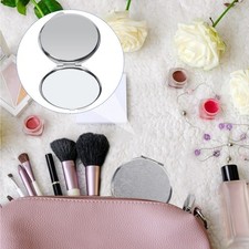  Miroir de maquillage en métal de miroir de miroir de miroir en métal de 1pc