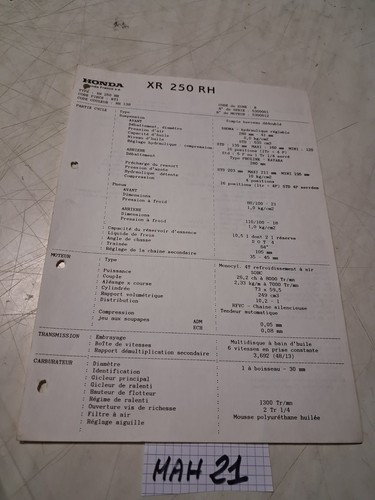 Honda moto xr250r - honda,
