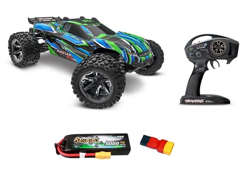 Traxxas trx67376 rustler 4x4 - traxxas, trx67376-4