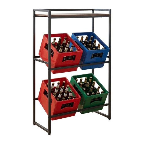 étagère caisses boissons - caisses,