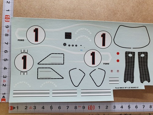 Decals ford gt40 mkiv - ford,