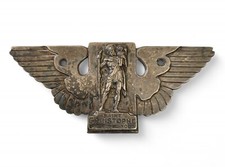 SAINT-CHRISTOPHE Médaillon, par François Victor Bazin (1897-1956) En bronze