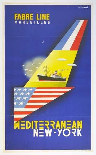 Tonelli affiche entoilée - j.,