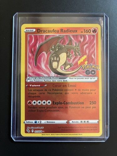 Carte pokémon dracaufeu - carte,