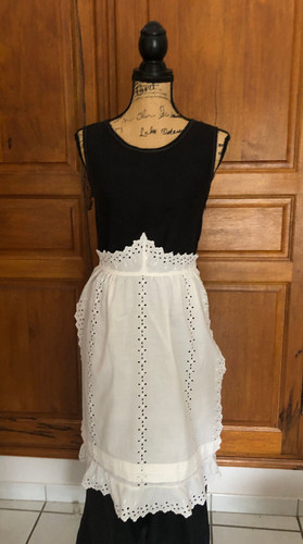 Ancien tablier soubrette - ancien,