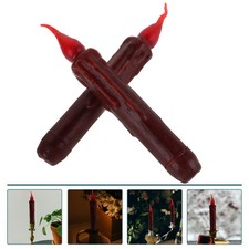  2 Pcs Bougies Sans Fil Effet