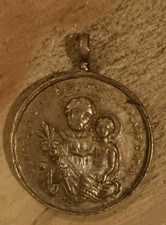 Épaisse Médaille Religieuse Ancienne St Joseph ND  Val Fleury Belliere Inversée 